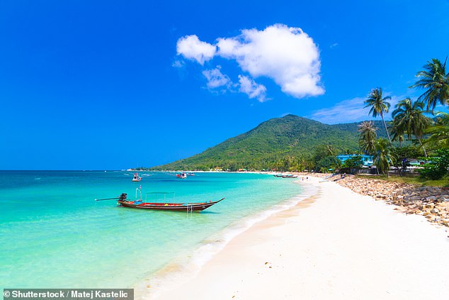 Richardson found himself on idyllic Koh Phangan in the southeast of the country.