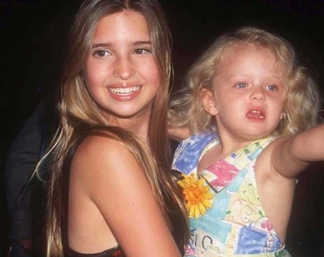 Cosmetic surgeons have told DailyMail.com that the changes Ivanka has undergone since she was a teenager (pictured here with her younger sister Tiffany) are too noticeable to be attributed to good lighting and masterful photo editing.