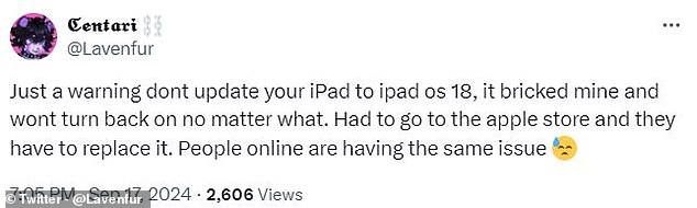 A number of iPad users are reporting that there is currently no way to repair their damaged iPads and that Apple has moved to replace affected models