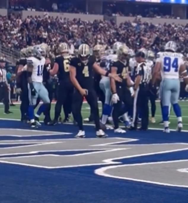 The crotch grab against the Cowboys was too much for the NFL to watch without a penalty