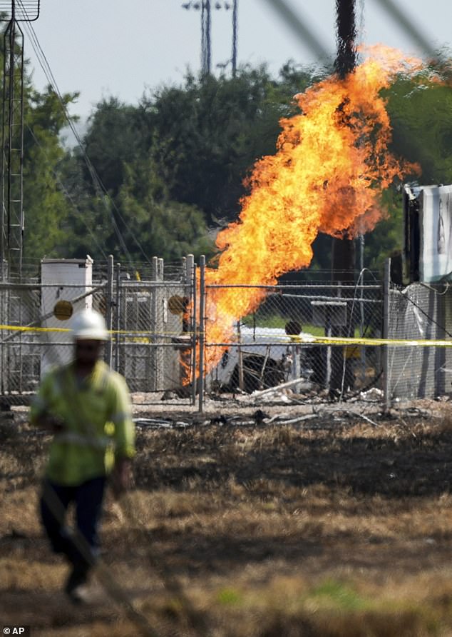 Four people were injured in the incident, including a firefighter with minor injuries. Of the injured, two were hospitalized and two had heat-related injuries.