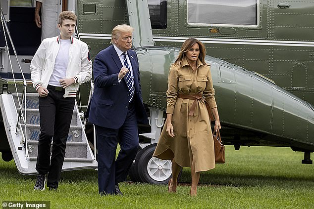 Melania, who was fiercely protective of her child, is said to have played a role in Barron's decision-making process because of her desire to keep him close.