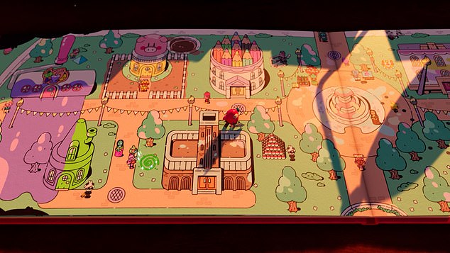 The game follows the magical adventures of the fairytale characters Jot and his friends as they discover a 3D world beyond the pages of their book