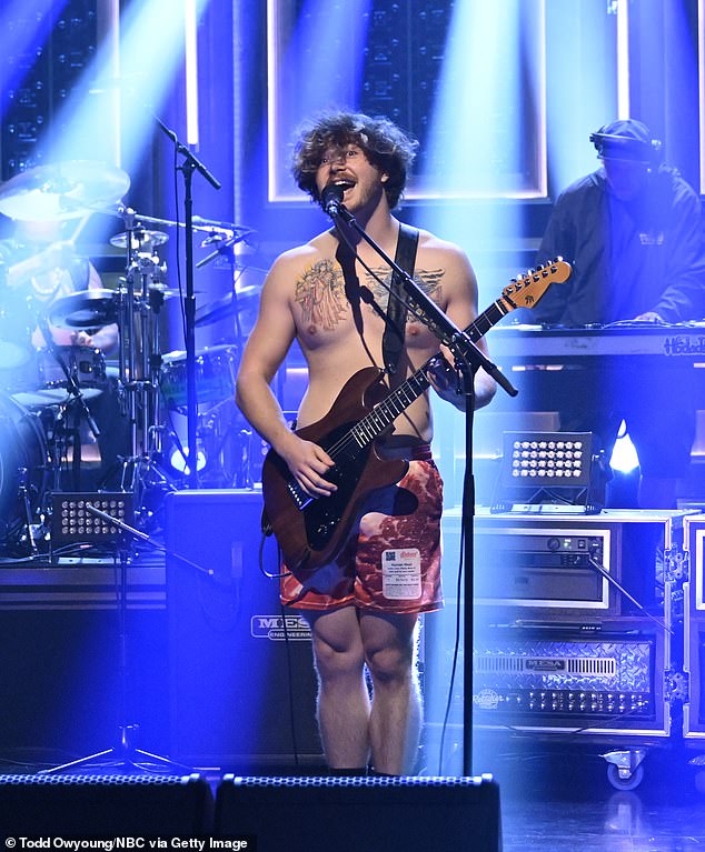 Nowell's son and new Sublime frontman Jakob Nowell is one of the film's executive producers. Pictured on The Tonight Show Starring Jimmy Fallon in July