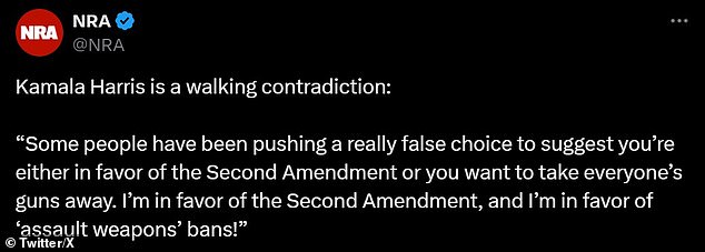 1726810209 822 Kamala Harris threatens to shoot home intruders during event with