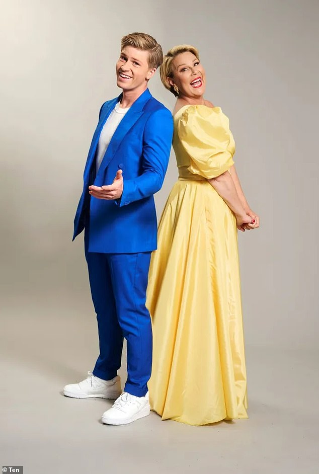 Robert has become one of Australia's most sought-after talents and currently presents Channel Ten's I'm A Celebrity... Get Me Out Of Here! alongside Julia Morris. Both pictured