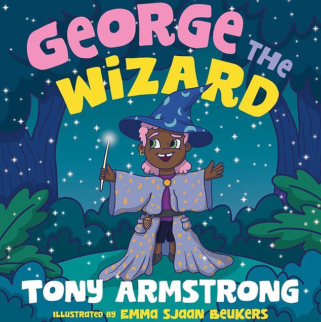 Created together with illustrator Emma Sjaan Beukers, the new book is called George the Wizard and is a picture book for children. Pictured: The cover