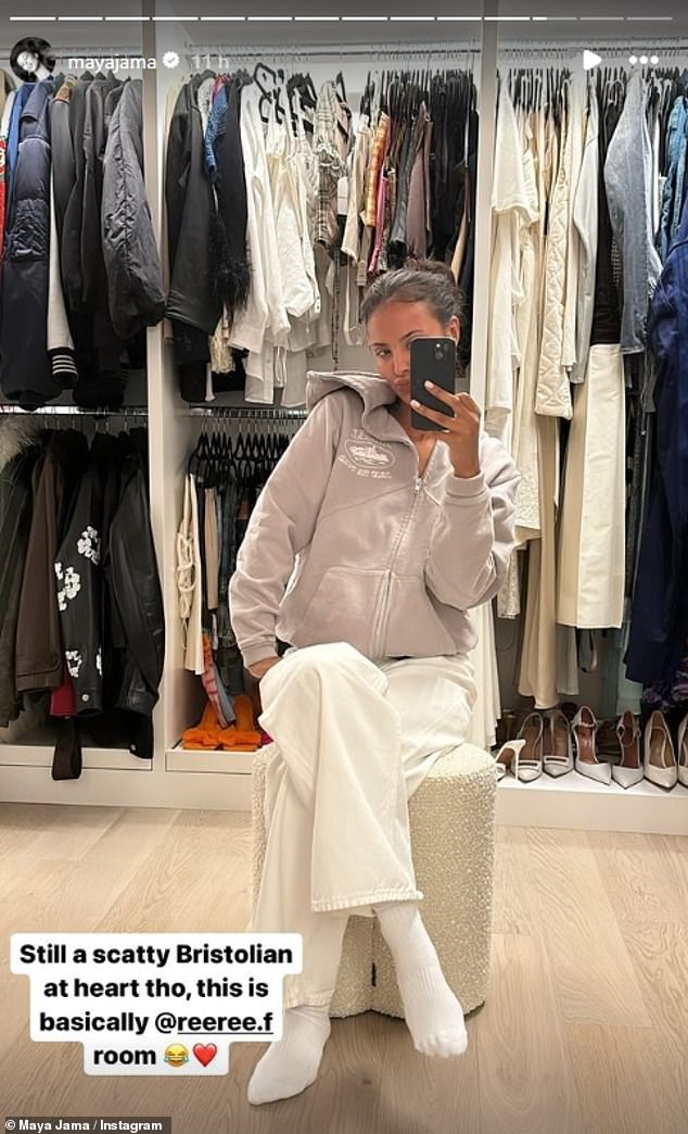 Maya took to Instagram on Wednesday to show off the collection of designer bags worth at least £100,000 in her luxury wardrobe - but said she barely uses them