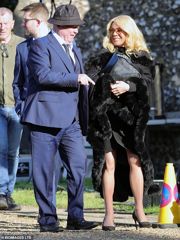 Letitia was also spotted chatting to regular star Steve McFadden, who plays Sharon's on-again, off-again flame Phil Mitchell