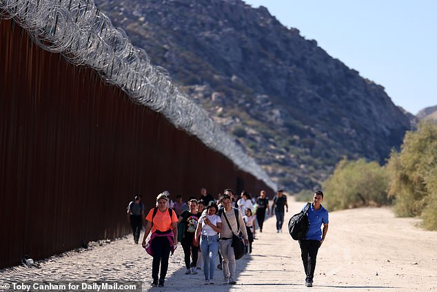 The number of people crossing the southern border is reaching record highs