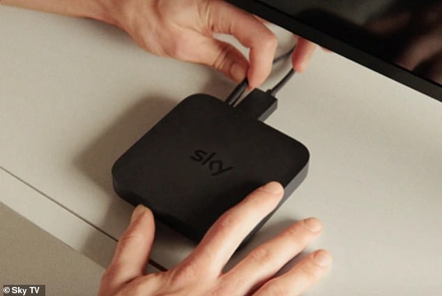 Hundreds of customers have reported a technical issue that has prevented them from turning on their TV. Pictured: Sky Stream puck