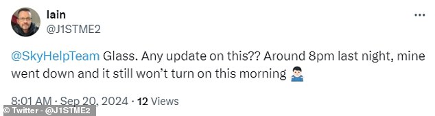 The outage has now continued into a second day, with several users still reporting issues this morning