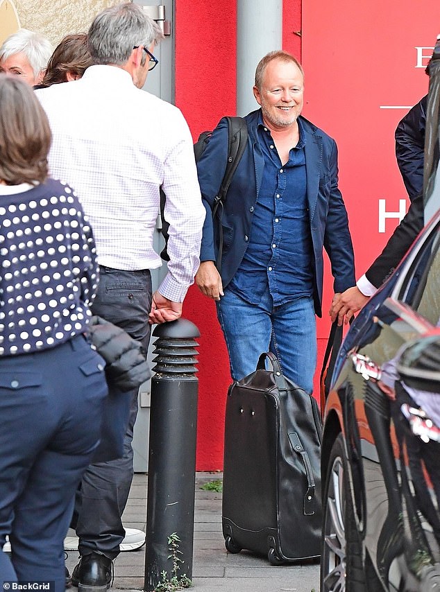 David Horrocks, who is also a member of the INEOS board, was seen walking to the car with actor Tom