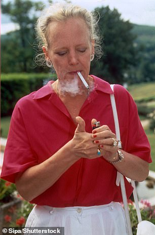 She is a chain smoker and is so 'normal' that she shops in the supermarket - but Queen Margrethe of Denmark is also the longest reigning head of state in Europe. Above: The queen lighting a cigarette in 1997