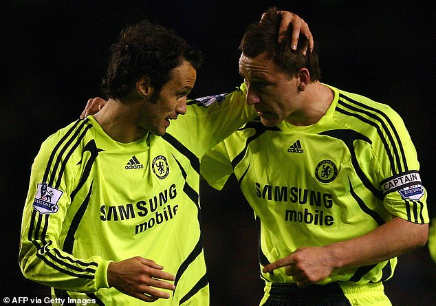 Carragher believes Ricardo Carvalho (left) and John Terry (right) are the Premier League's best central defensive duo