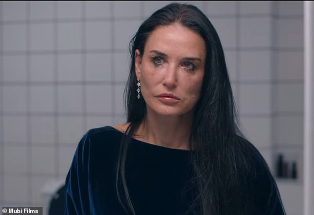 Although the film is a horror thriller with a strange plot, the premise is very relatable: the importance society places on youth when it comes to women (Photo: Demi Moore)