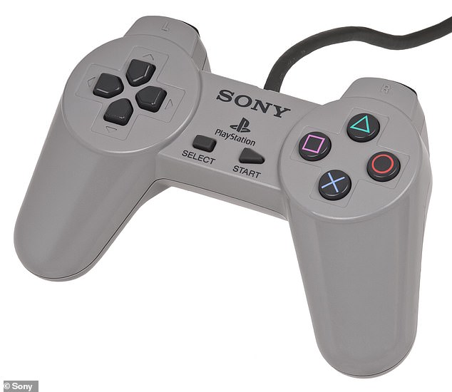 Many gaming fans were especially excited to see that the limited edition controllers looked so similar to those that came with the original console (pictured)