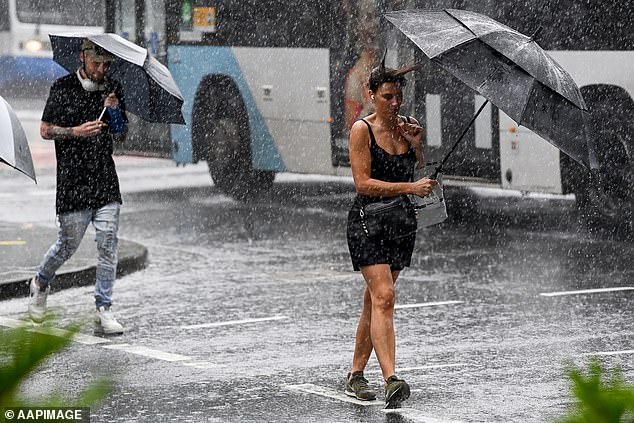 According to Weatherzone, a tropical storm will bring showers across the country from the weekend until the end of next week