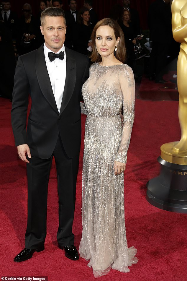 Brad Pitt and Angelina at the 86th Academy Awards