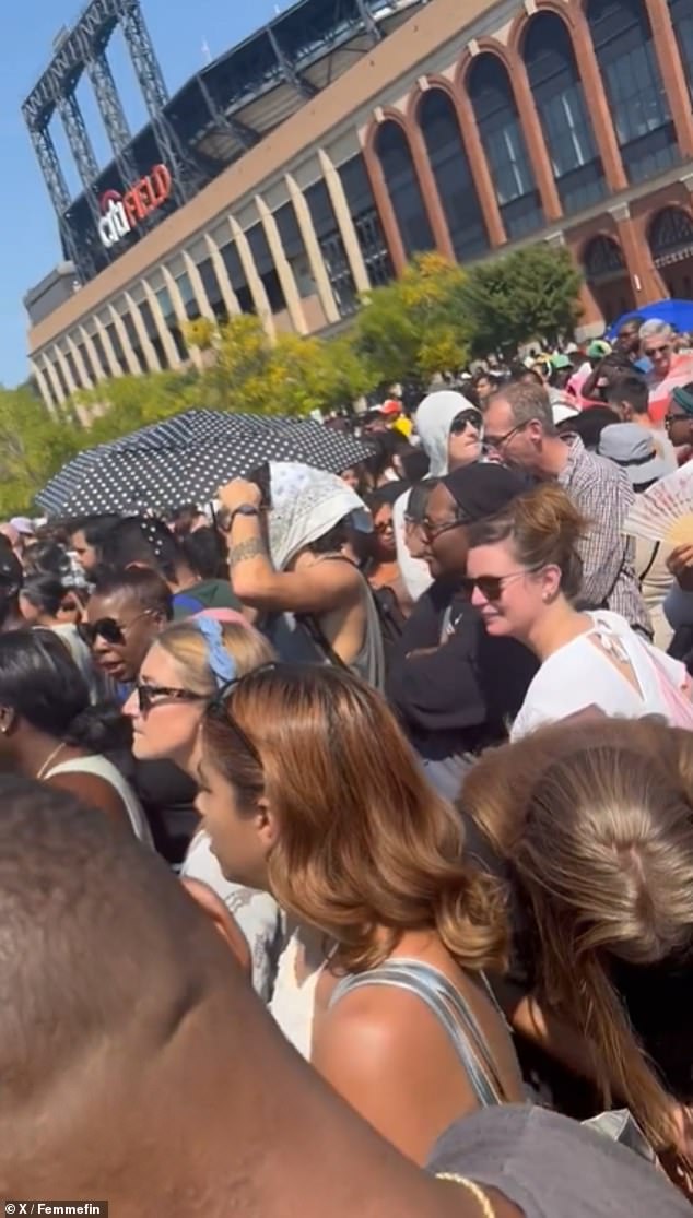 The festival struggled to keep up with the immense crowds, leaving ticket holders furious after having to wait in line for hours in the heat and struggling to find shade or water.