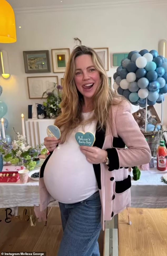 Melissa announced in March that she had given birth to a third son, just a few months before her 48th birthday