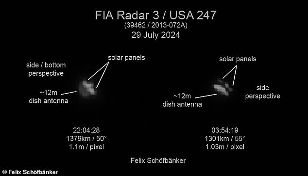 The satellites pick this up by sending microwave pulses to the Earth's surface and measuring the reflected signals