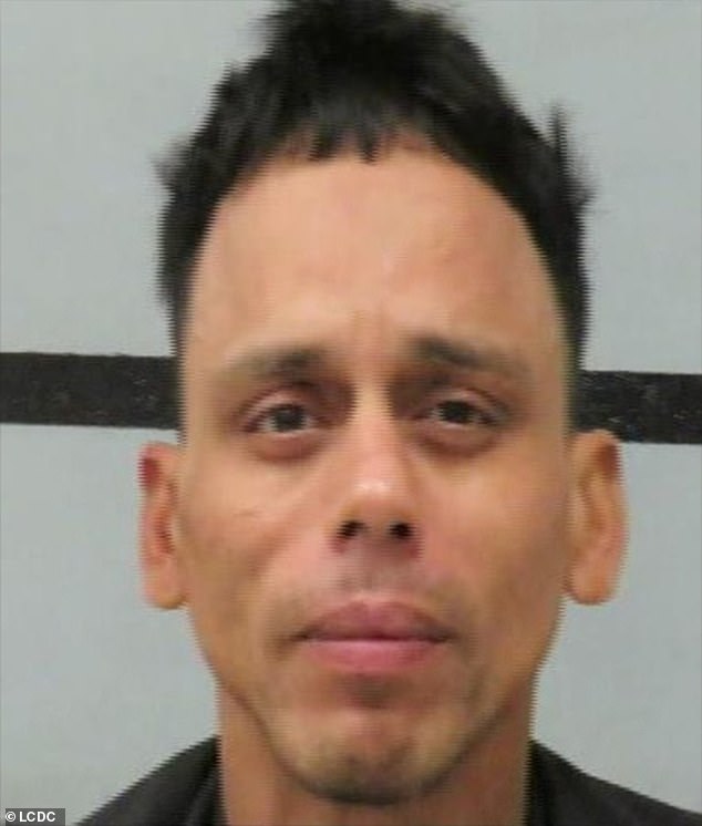 Felix Delarosa, 39, was arrested after he opened fire on police in Lubbock, Texas, leading to a SWAT standoff