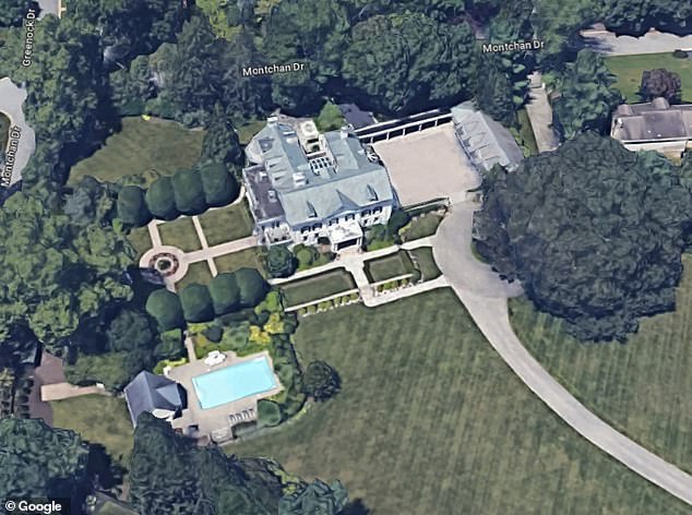 The Bidens' home in Greenville, just outside Wilmington, Delaware