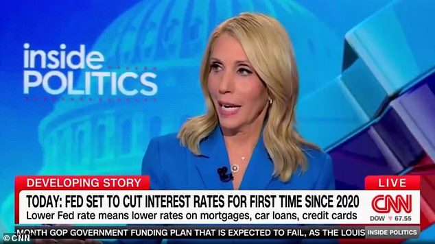 Dana Bash joked on Wednesday that you could play a drinking game every time VP Harris repeats the same talk about the economy, often bringing up small businesses