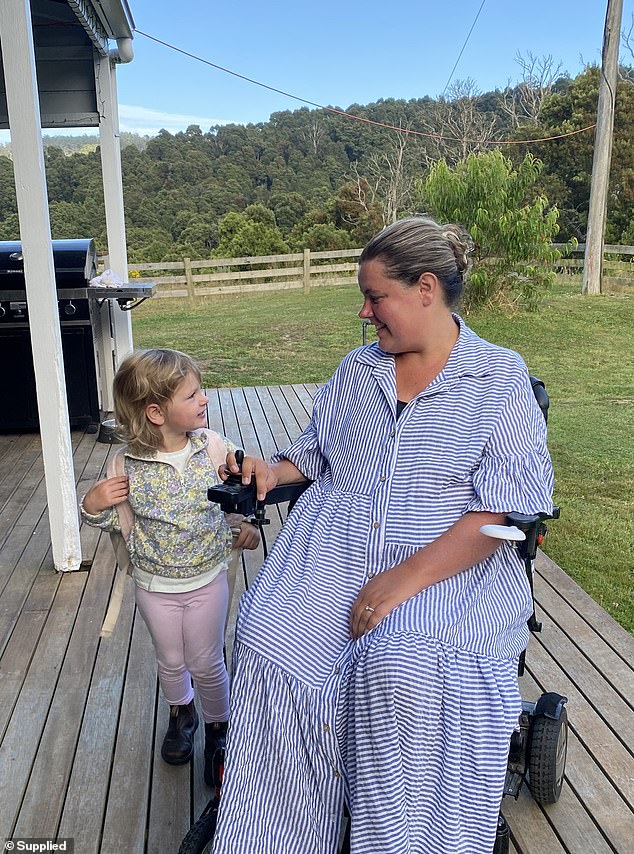 The causes of MND remain unknown and there are no treatment options available. Currently in Australia there is only one medication approved by the TGA that slows the progression of MND. As Amy is still breastfeeding Georgia she is not eligible