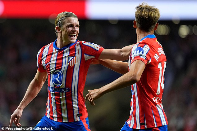 Gallagher is relishing the chance to impress at Atletico and says he feels valued