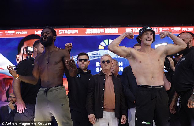 Shalom is the promoter of Joshua Buatsi (left) and hopes that his pupil can do better tonight than Willy Hutchinson (right).