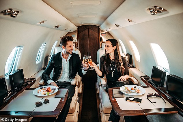 Private jets are a great way to spend your money when you become a millionaire