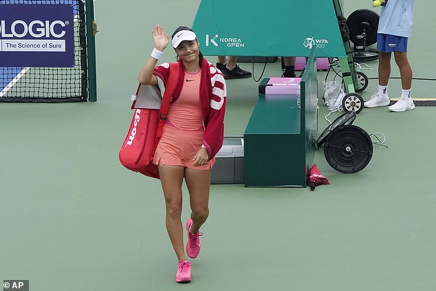 Emma Raducanu returns to Korea Open after promising run due to injury