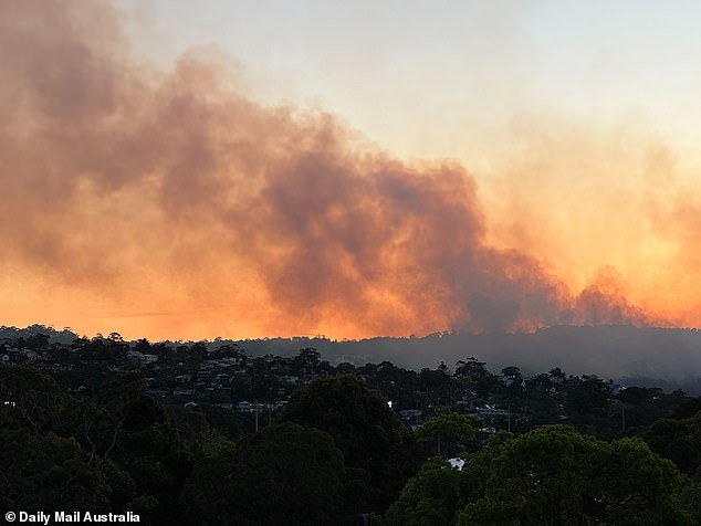 An RFS spokesperson said that 'conditions in the fire area started to improve at 4.43pm'