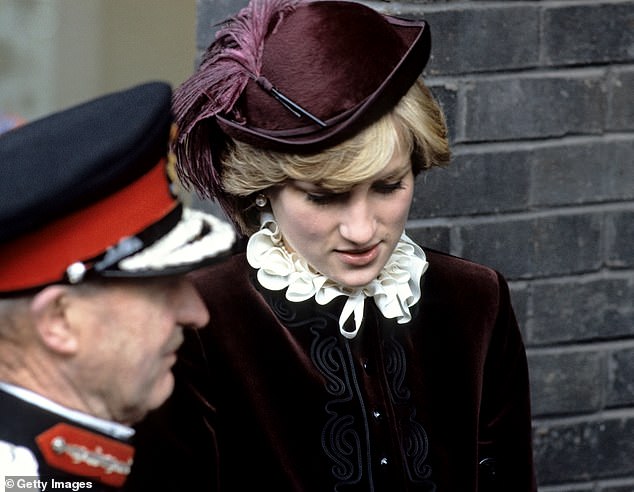 Princess Diana during a visit to Wales in October 1981