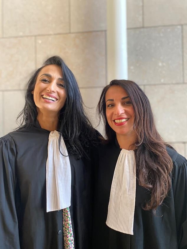 Mrs El Bouroumi, pictured left, posted the controversial video on her Instagram page