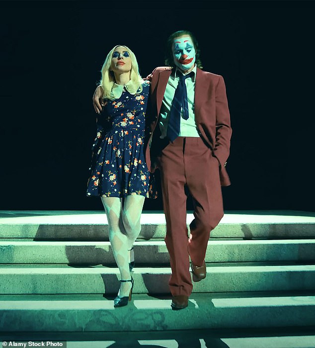 Lady Gaga is expected to star alongside Joaquin Phoenix, who will play Joker, Zazzie Beetz, Harry Lawtey, Jacob Lofland and Brendan Gleeson; Gaga is seen with Joaquin in a film teaser