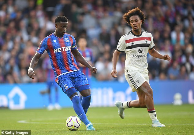 England international Marc Guehi (left) was confident in possession and solid in defence