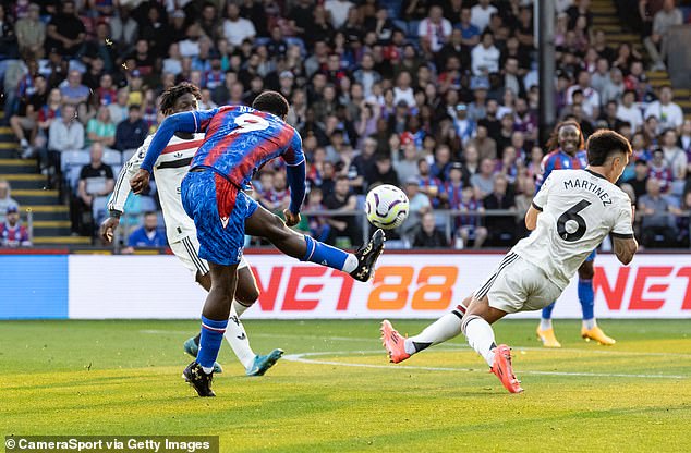 Palace improved after the break with Eddie Nketiah firing home a shot under pressure