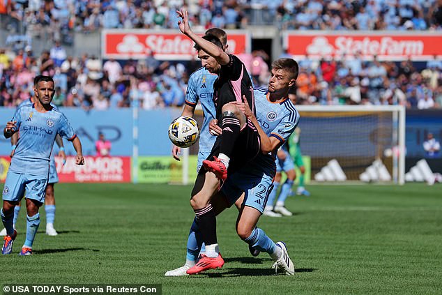 The Herons didn't manage to score until the 75th minute, as NYCFC's defense proved dominant