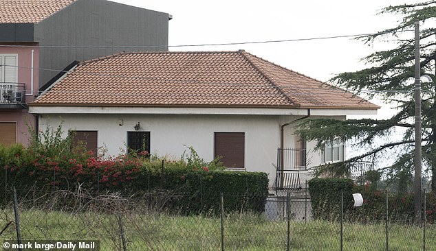 The house of Mrs. Bársony-Arcidiacono's mother, Beatrix, in Catania, Sicily