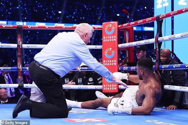 Joshua's basic boxing skills left much to be desired during the electric match, but no one could fault his heart