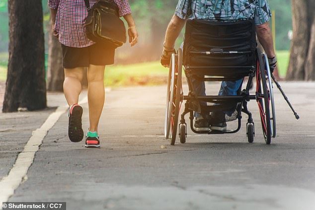 MS is a debilitating disease that affects the brain and spinal cord, leaving people with mobility problems, memory loss and fatigue. (Stock photo)