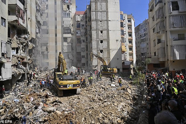 Israeli fighter jets targeted a multi-story building in a southern Beirut suburb where Aqil was holding a meeting with his senior lieutenants. Two apartment blocks in the heart of Dahiyeh, a densely populated Hezbollah stronghold, were leveled in the attack