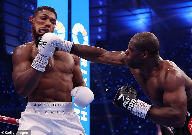 The 27-year-old took a number of hard punches during the match at Wembley Stadium