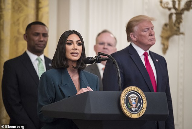 Kim spoke passionately about criminal justice reform at the White House in June 2019