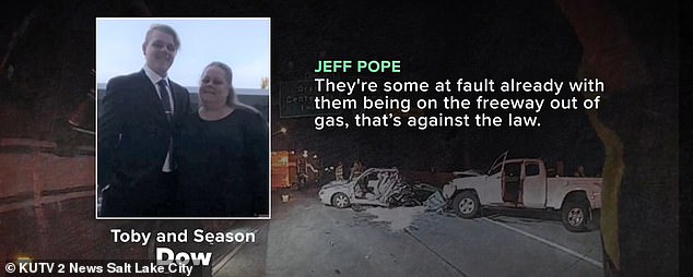 Jefferson Pope can be heard blaming the deceased while on the phone with his daughter: 