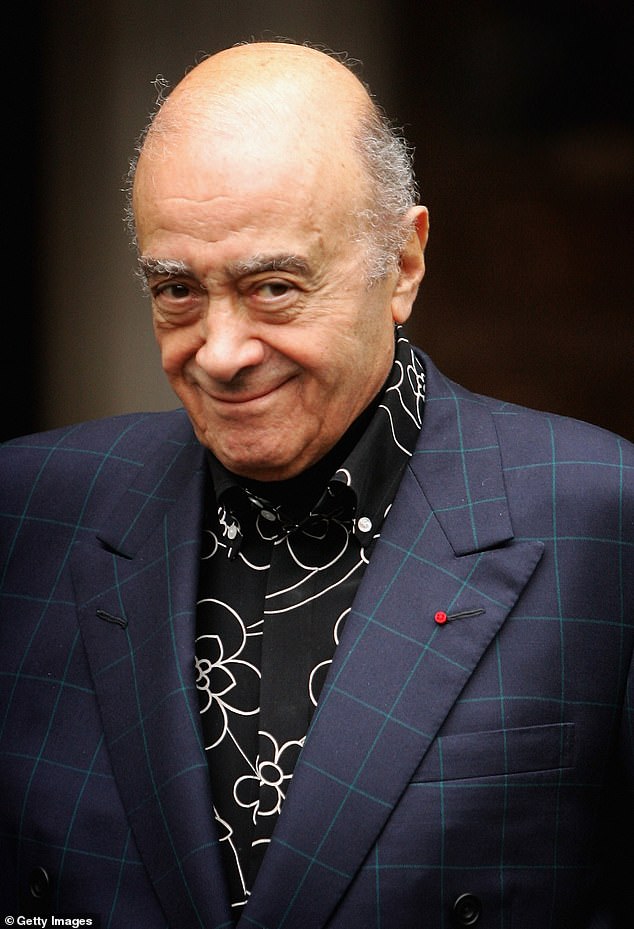 Late billionaire Mohamed Al-Fayed has been described as 'a monster' amid claims he raped multiple women who worked for him at Harrods