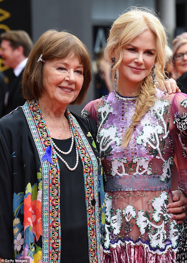 Janelle Kidman passed away earlier this month at the age of 84. Pictured with Nicole Kidman in 2018